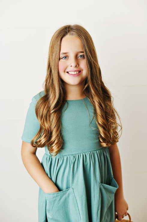 Turquoise Twirl Dress