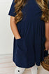 Dark Navy Twirl Dress