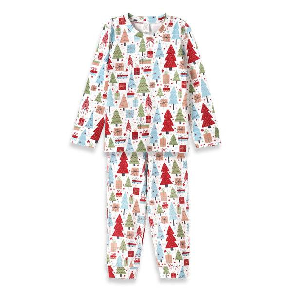 christmas-merry-childrens-bamboo-pajama-set-family-matching Sophia's StyleKid's Pajamas-1
