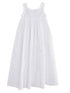 Baby Girls White Heirloom Length Cotton Slip 0-12M - front SophiasStyle.com