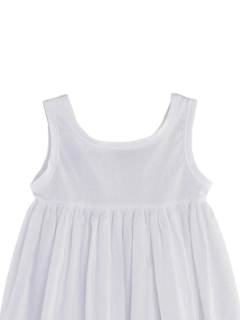 Baby Girls White Heirloom Length Cotton Slip 0-12M - detail SophiasStyle.com