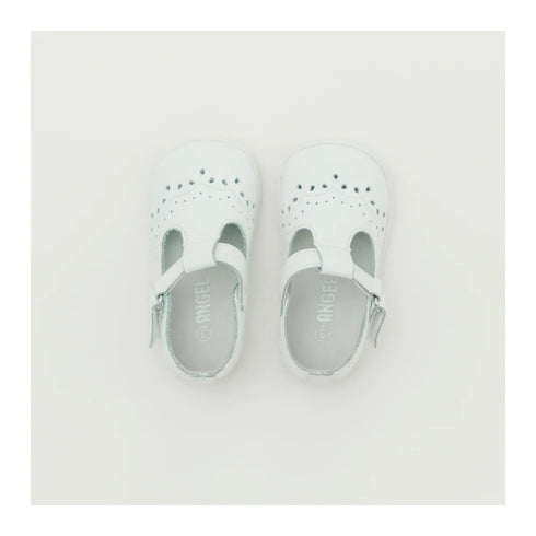 Zapatos de moda Mary Jane con diseño de ojales marrones para bebés y niñas, talla 1-7