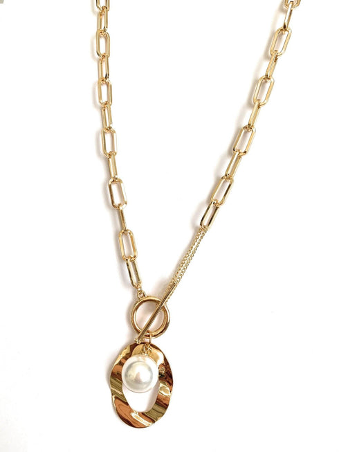 large-link-necklace-with-simulated-pearl-Sophia's Style-6
