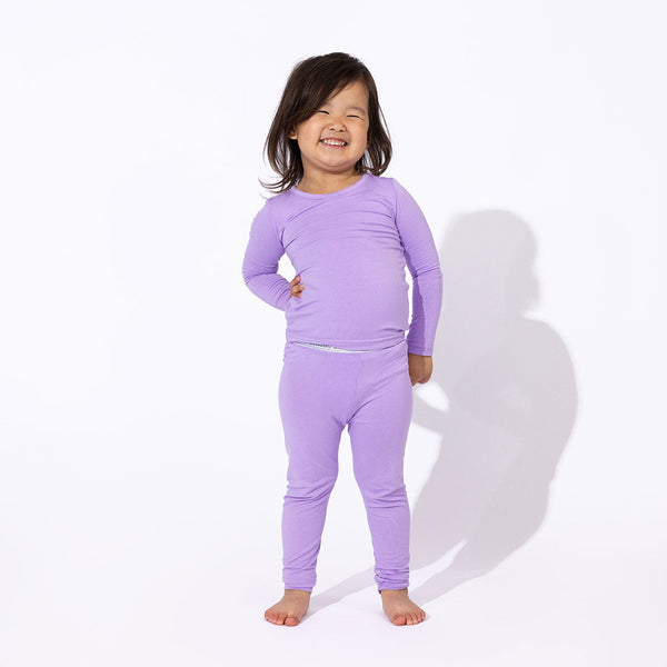 lavender-bamboo-kids-pajamas-bellabu-bear - Sophia's Style The "Easy Two-Piecey"-1