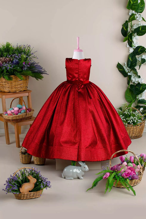 leaf-red-party-dress-tha-dressing - Sophia's Style -5