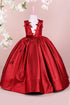 leaf-red-party-dress-tha-dressing - Sophia's Style Baby & Toddler Dresses-1