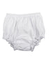Baby Girls White Embroidered Eyelet Edging Elastic Bloomer Diaper Cover NB-XL - SophiasStyle.com