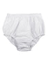 Baby Girls White Elastic Bloomer Diaper Cover NB-XL - SophiasStyle.com