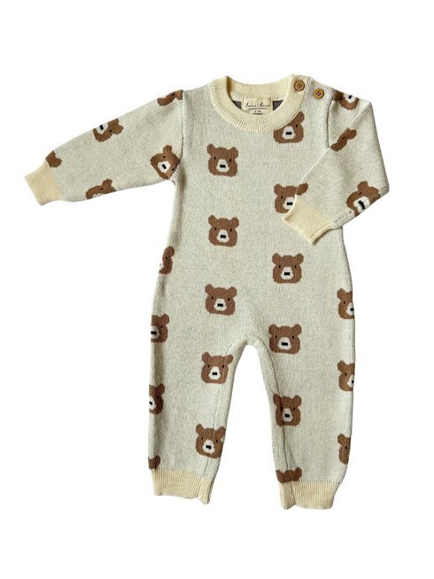 Little Bear Jacquard Jumpsuit