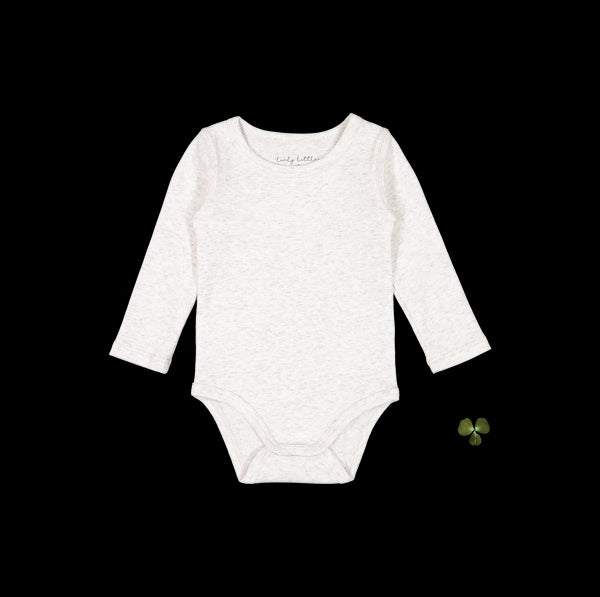 the-long-sleeve-onesie-oatmeal Lovely Littles - Sophia's StyleLong Sleeve Onesie-1