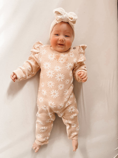 luna-luca-floral-jacquard-jumpsuit Luna and Luca Newborn Baby Clothes