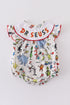 Dr.Seuss embroidery girl bubble