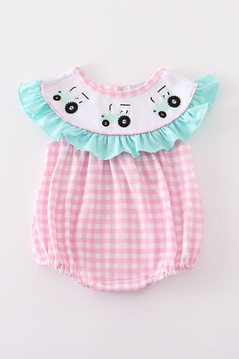 pink-tractor-embroidery-plaid-girl-bubble-abby-evie-sophias-stylebaby-1