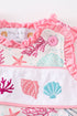 Pink Shell Embroidered Bubble
