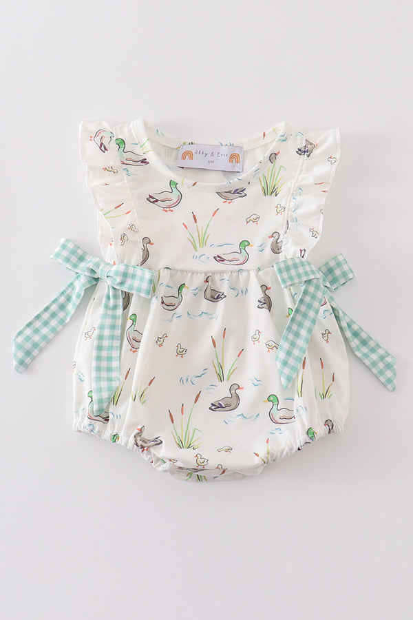 Sage Mallard Floral Bubble