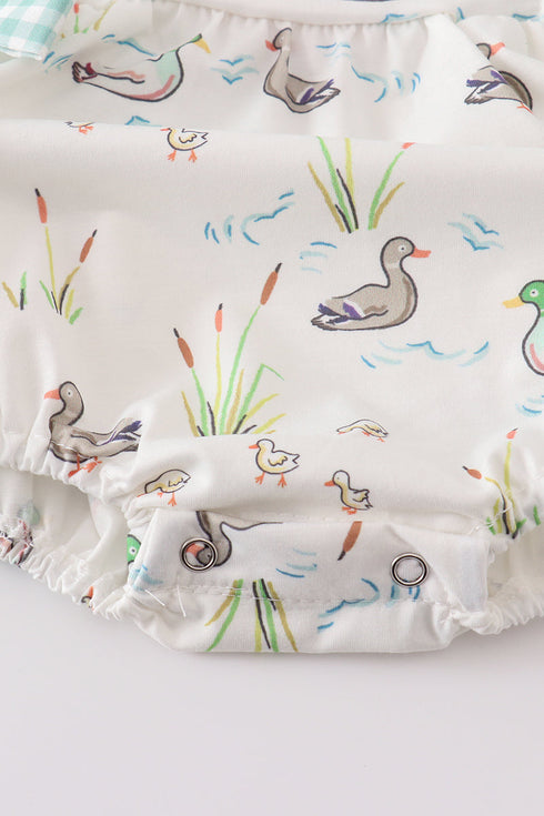 Sage Mallard Floral Bubble