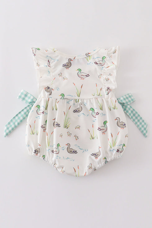 Sage Mallard Floral Bubble