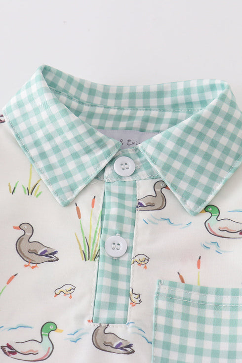 Sage Mallard Shorts Set