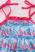 Blue sailboat serenade print mom&me dress