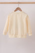 Beige reindeer sequin mom&me sweatshirt
