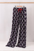 Navy deer print mom pajamas pants