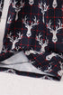 Navy deer print mom pajamas pants