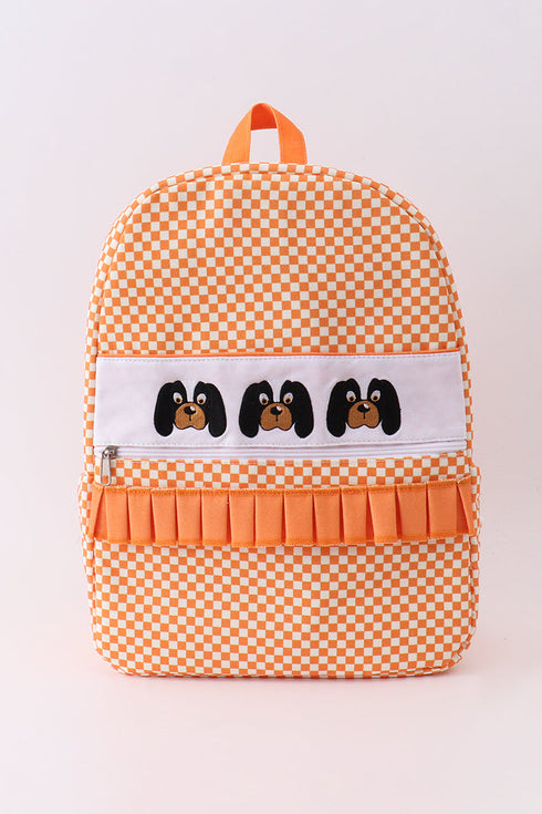 orange-tennessee-embroidery-checkered-ruffle-backpack-abby-evie-sophias-styleBackpacks-1