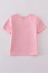 Pink star sequin mom&me top