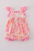 Pink Floral Ruffle Bubble