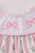 Pink Bow Embroidered Bow Bloomer Set