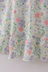 Floral print smocked mom dress