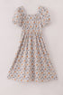 Witch pumpkin print mom dress