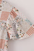 Fall floral print mom dress