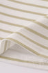 Khaki stripe top
