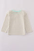 Khaki stripe top