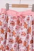 Pink gingerbread house bamboo mom pajmas pants