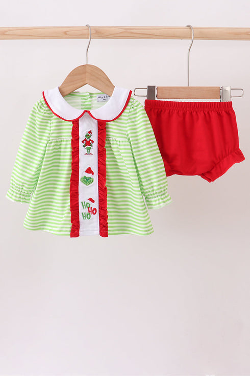green-christmas-grinch-embroidery-girl-bloomers-set-abby-evie-sophias-stylebaby-1