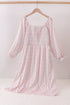 Floral tulip smocked mom dress