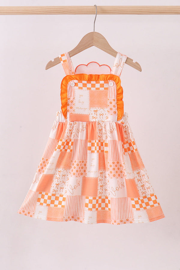 orange-tennessee-applique-patchwork-ruffle-dress-abby-evie-sophias-styleDress-1