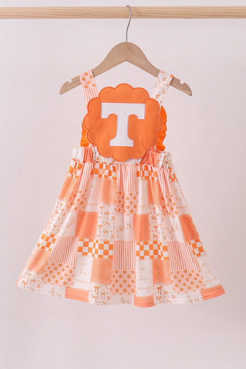 orange-tennessee-applique-patchwork-ruffle-dress-abby-evie-sophias-style-4