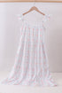 Blue starfish shell tiered women dress