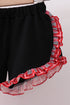 Arkansas smocked plaid ruffle shorts set