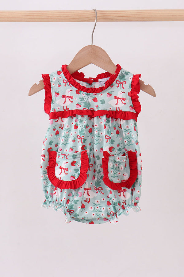 Strawberry Goose Ruffle Bubble