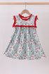 Strawberry Goose Ruffle Ruffle Dress