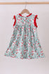 Strawberry Goose Ruffle Ruffle Dress