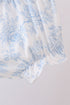 Blue Whale Applique Bloomer Set
