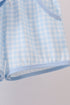 Blue Whale Embroidered Shorts Set