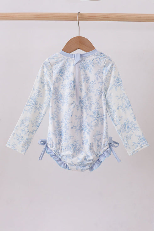 Blue Whale Applique Rashguard