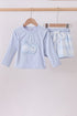 Blue Whale Applique 2pc Swimsuit