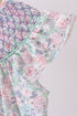 Green Floral Smocked Dress